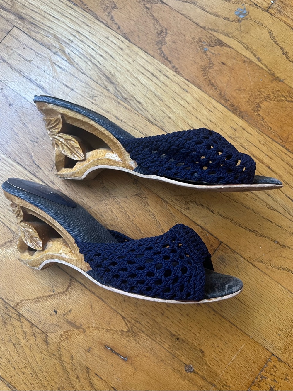 Vintage 70s wedge heels